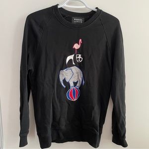 Markus Lupfer Animal Graphic Print Sweatshirt Top